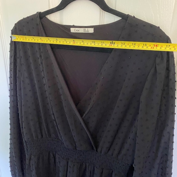 DEX long sleeve dress - Black - Picture 3 of 4